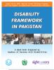 Title page - Disability Framework in Pakistan - A hand book prepared by Leaders of Persons with Disabilities